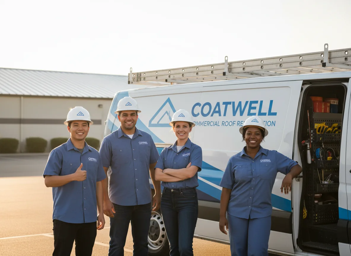 Commercial roof coating company in Owen, WI